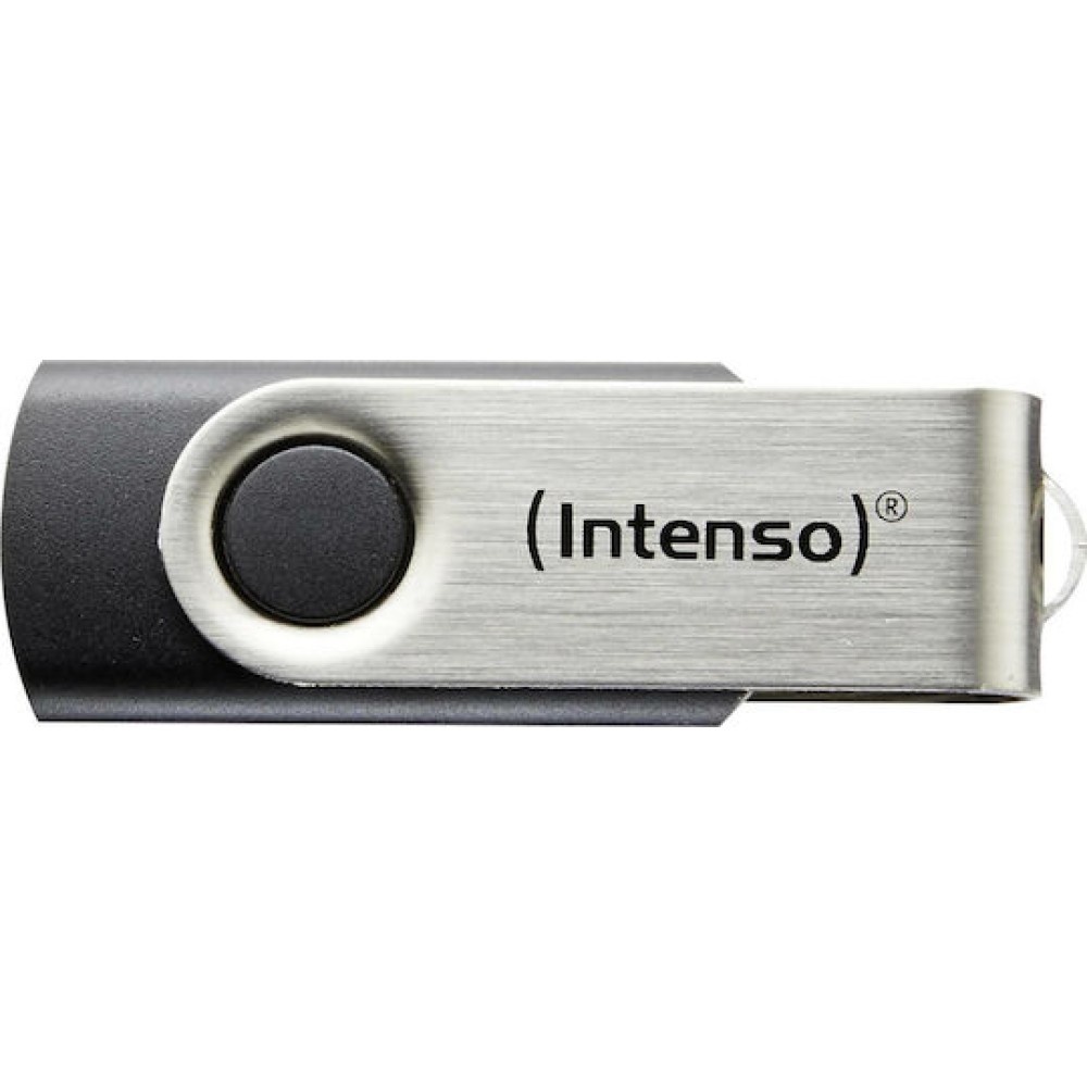 Intenso Basic Line 64GB USB 2.0 Stick Μαύρο