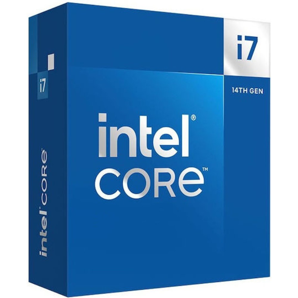 Intel Core i7-14700 2.1GHz Επεξεργαστής 20 Πυρήνων για Socket 1700 σε Κουτί με Ψύκτρα