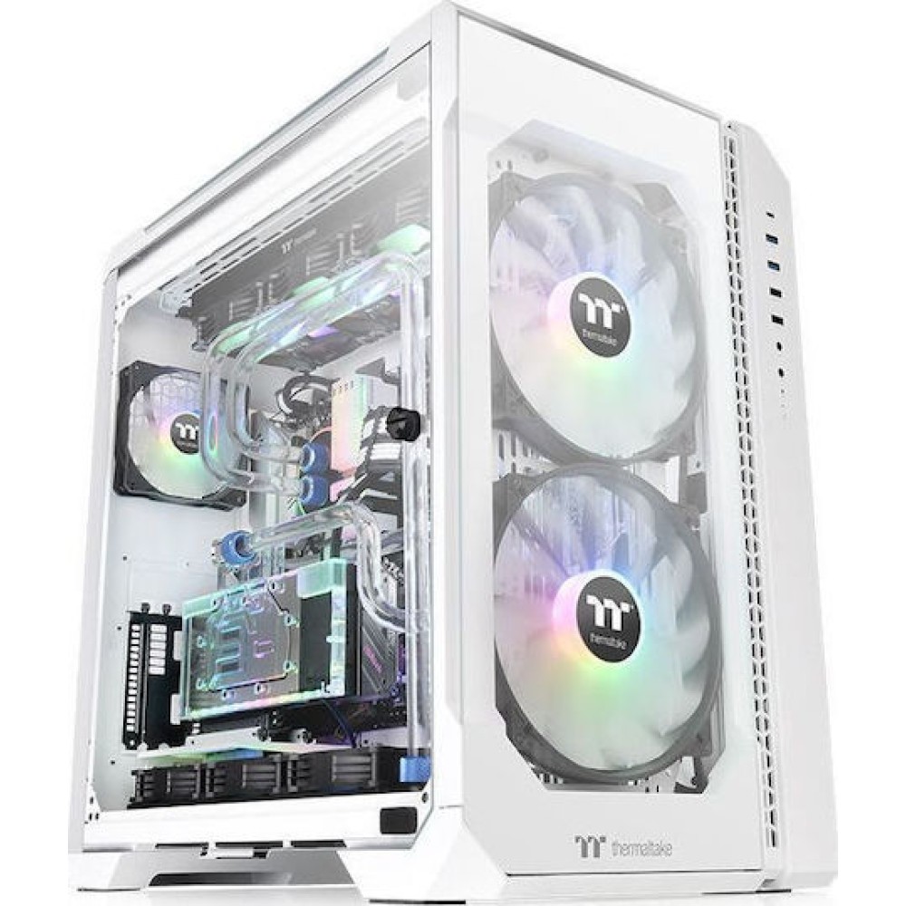 Thermaltake View 51 TG ARGB Gaming Midi Tower Κουτί Υπολογιστή με Πλαϊνό Παράθυρο Snow
