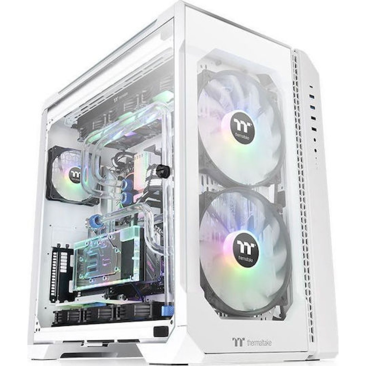 Thermaltake View 51 TG ARGB Gaming Midi Tower Κουτί Υπολογιστή με Πλαϊνό Παράθυρο Snow