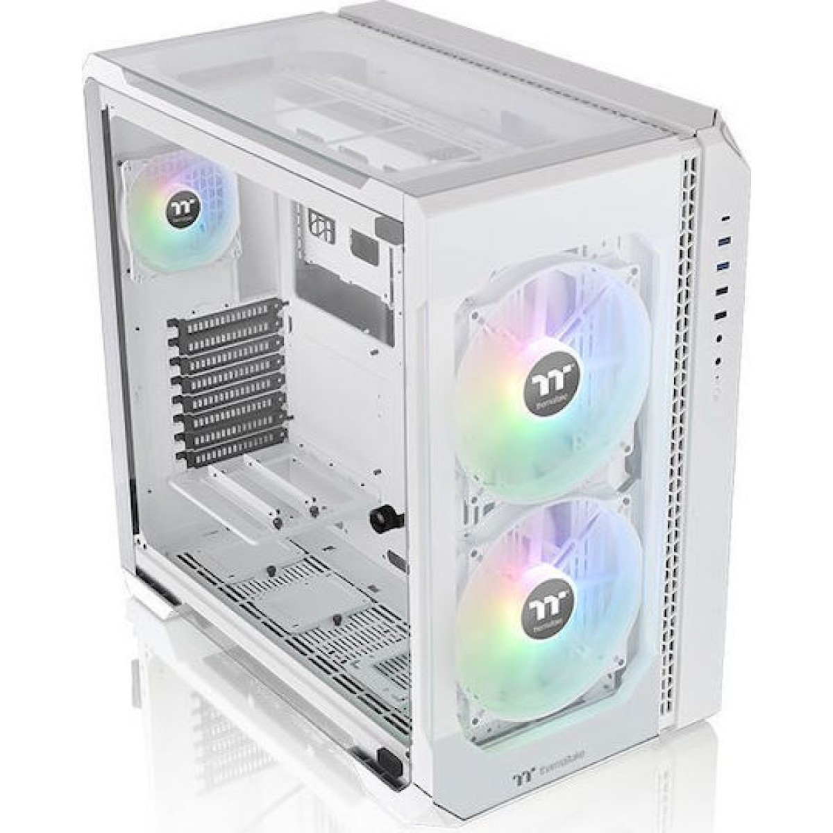 Thermaltake View 51 TG ARGB Gaming Midi Tower Κουτί Υπολογιστή με Πλαϊνό Παράθυρο Snow