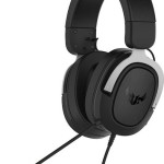 Asus TUF H3 Over Ear Gaming Headset με σύνδεση 3.5mm Gun Metal Grey
