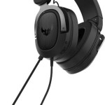 Asus TUF H3 Over Ear Gaming Headset με σύνδεση 3.5mm Gun Metal Grey