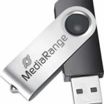 MediaRange 64GB USB 2.0 Stick Ασημί
