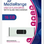 MediaRange 16GB USB 3.0 Stick Λευκό