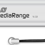 MediaRange 16GB USB 3.0 Stick Λευκό