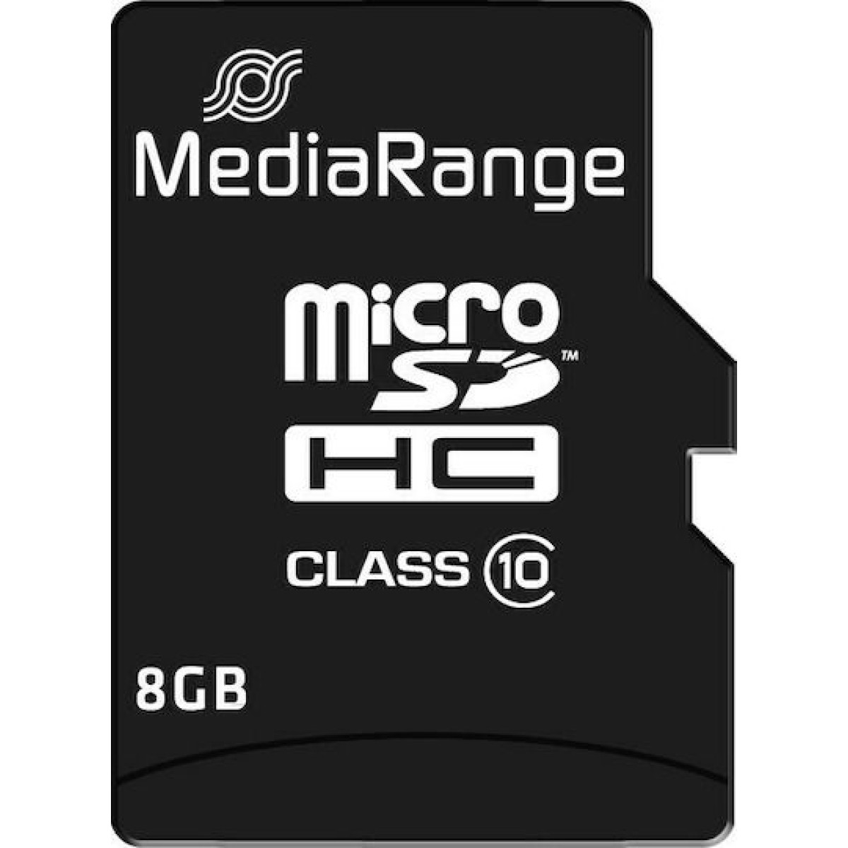MediaRange microSDHC 8GB Class 10 High Speed με αντάπτορα
