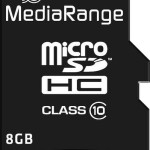 MediaRange microSDHC 8GB Class 10 High Speed με αντάπτορα