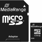 MediaRange MR959 microSDHC 32GB Class 10 A1 High Speed με αντάπτορα