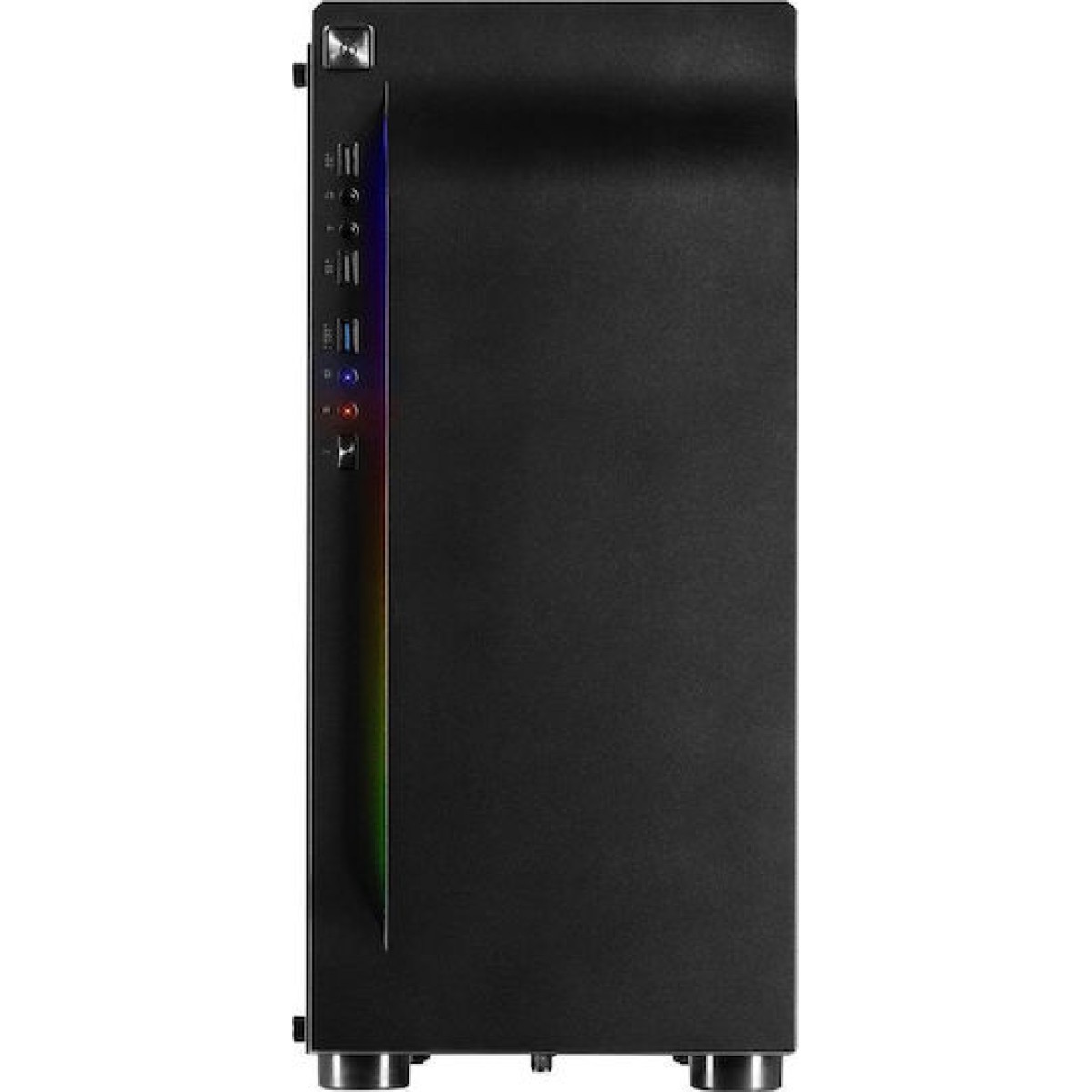 Inter-Tech A-3411 Creek Gaming Midi Tower Κουτί Υπολογιστή με RGB Φωτισμό Μαύρο