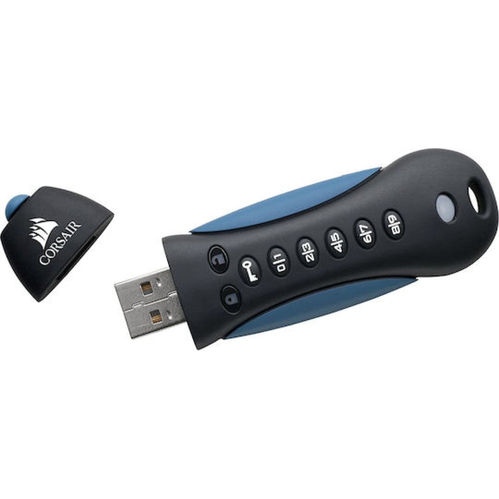 Corsair Padlock 3 128GB USB 3.0 Stick Μπλε
