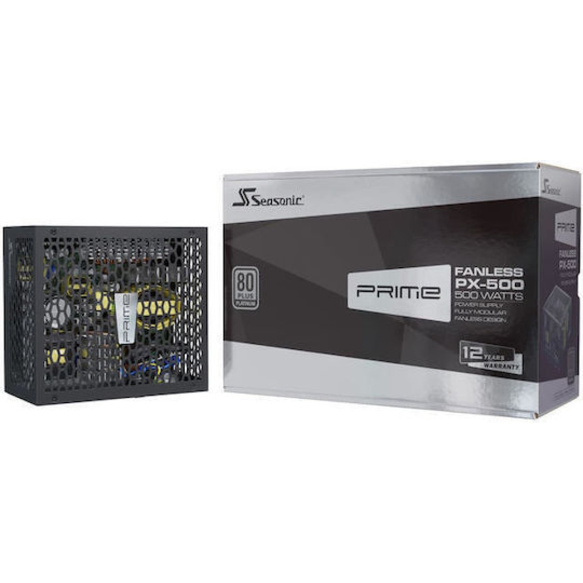 Seasonic Prime PX 500W Μαύρο Τροφοδοτικό Υπολογιστή Full Modular 80 Plus Platinum
