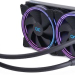 Alphacool Aurora 280 Digital RGB Υδρόψυξη Επεξεργαστή Διπλού Ανεμιστήρα 140mm για Socket AM4/AM5/1200/115x