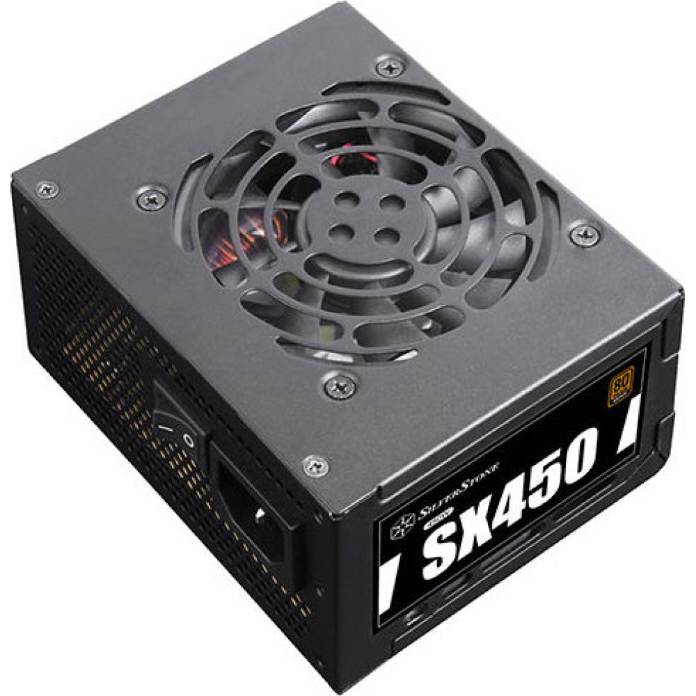 Silverstone SX450-B 450W Μαύρο Τροφοδοτικό Υπολογιστή Full Wired 80 Plus Bronze