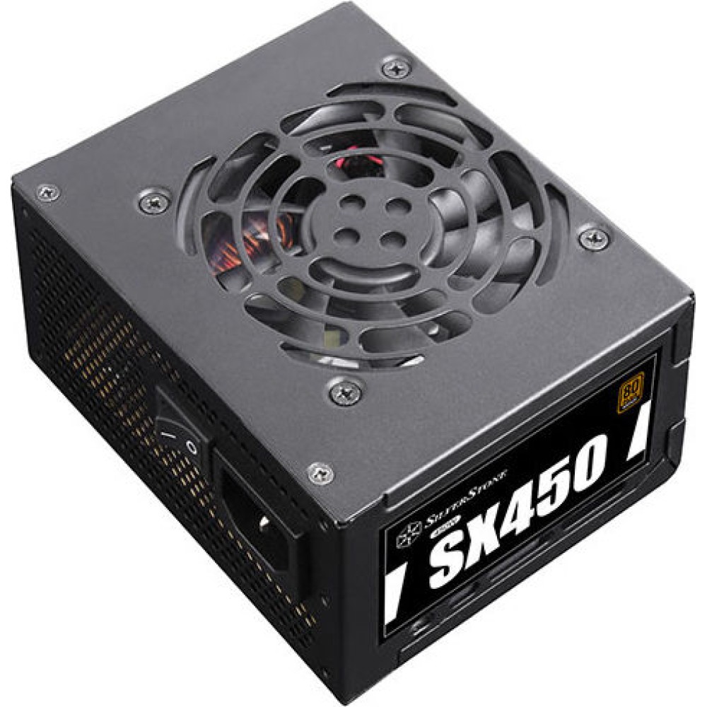 Silverstone SX450-B 450W Μαύρο Τροφοδοτικό Υπολογιστή Full Wired 80 Plus Bronze