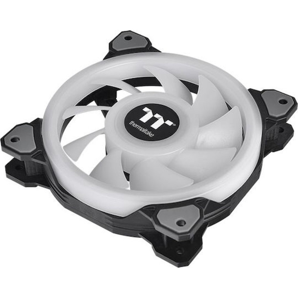 Thermaltake Quad 12 RGB Radiator Fan TT Premium Case Fan 120mm με Σύνδεση 4-Pin Molex 3τμχ
