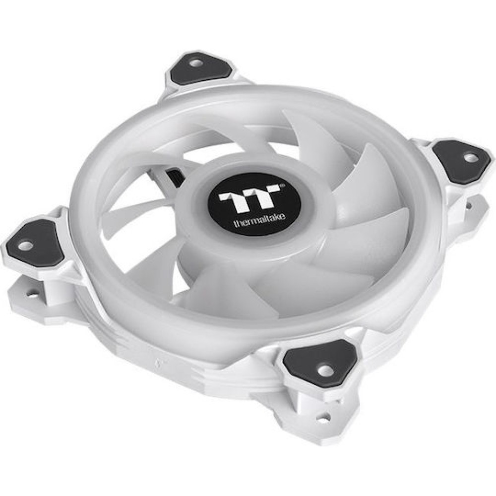 Thermaltake Riing Quad 12 RGB Radiator Fan TT Premium Case Fan 120mm με Σύνδεση 4-Pin PWM 3τμχ Γκρι