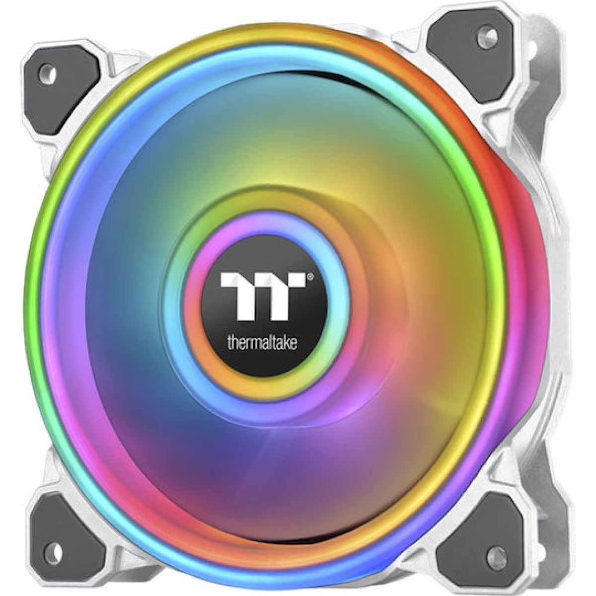 Thermaltake Riing Quad 12 RGB Radiator Fan TT Premium Case Fan 120mm με Σύνδεση 4-Pin PWM 3τμχ Γκρι