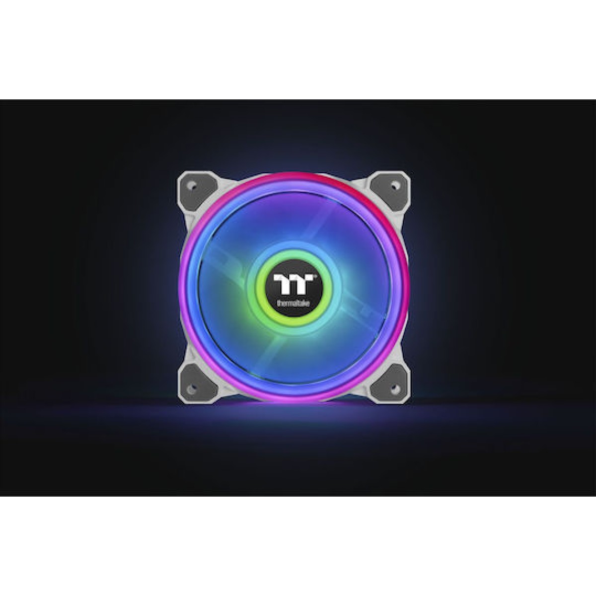 Thermaltake Riing Quad 12 RGB Radiator Fan TT Premium Case Fan 120mm με Σύνδεση 4-Pin PWM 3τμχ Γκρι