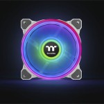 Thermaltake Riing Quad 12 RGB Radiator Fan TT Premium Case Fan 120mm με Σύνδεση 4-Pin PWM 3τμχ Γκρι