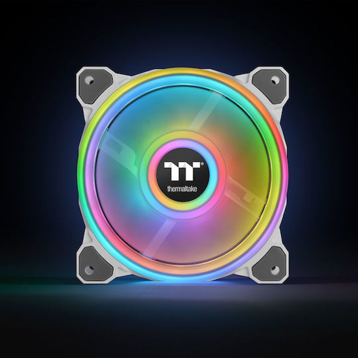Thermaltake Riing Quad 12 RGB Radiator Fan TT Premium Case Fan 120mm με Σύνδεση 4-Pin PWM 3τμχ Γκρι