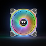 Thermaltake Riing Quad 12 RGB Radiator Fan TT Premium Case Fan 120mm με Σύνδεση 4-Pin PWM 3τμχ Γκρι