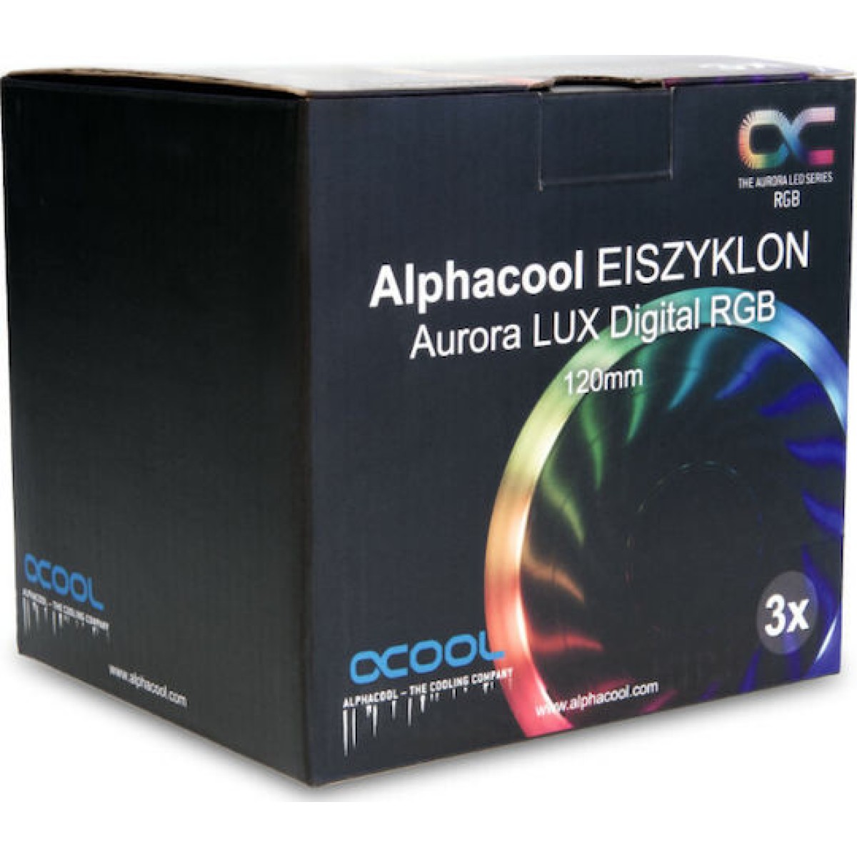 Alphacool Eiszyklon Aurora LUX Digital RGB 3x Kit (3 τμχ)