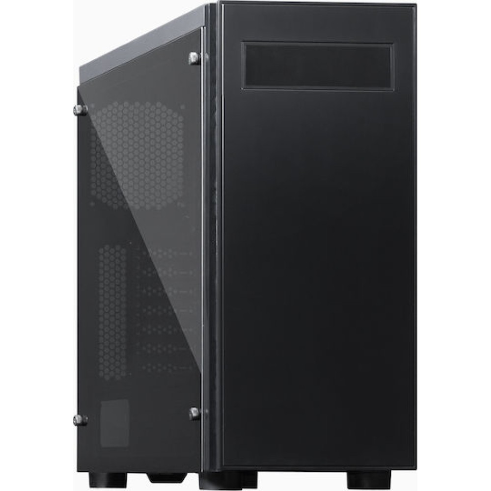 Chieftec Hawk Tempered Glass Midi Tower Κουτί Υπολογιστή με Πλαϊνό Παράθυρο Μαύρο