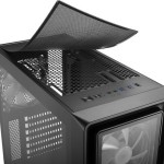 Sharkoon TK4 RGB Gaming Midi Tower Κουτί Υπολογιστή με Πλαϊνό Παράθυρο Μαύρο
