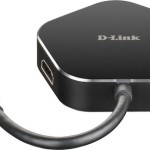 D-Link USB-C Docking Station με HDMI 4K PD Ethernet Μαύρο (DUB-M420)