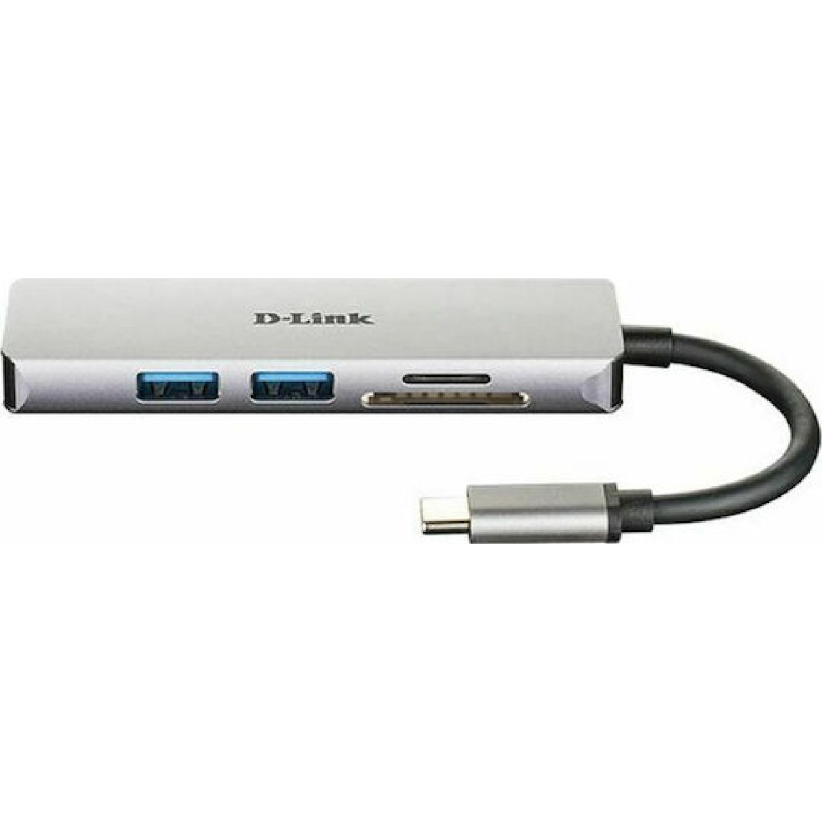 D-Link USB-C Docking Station με HDMI 4K Ασημί (DUB-M530)