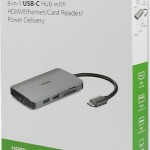 D-Link USB-C Docking Station με HDMI 4K PD Ethernet Ασημί (DUB-M810)