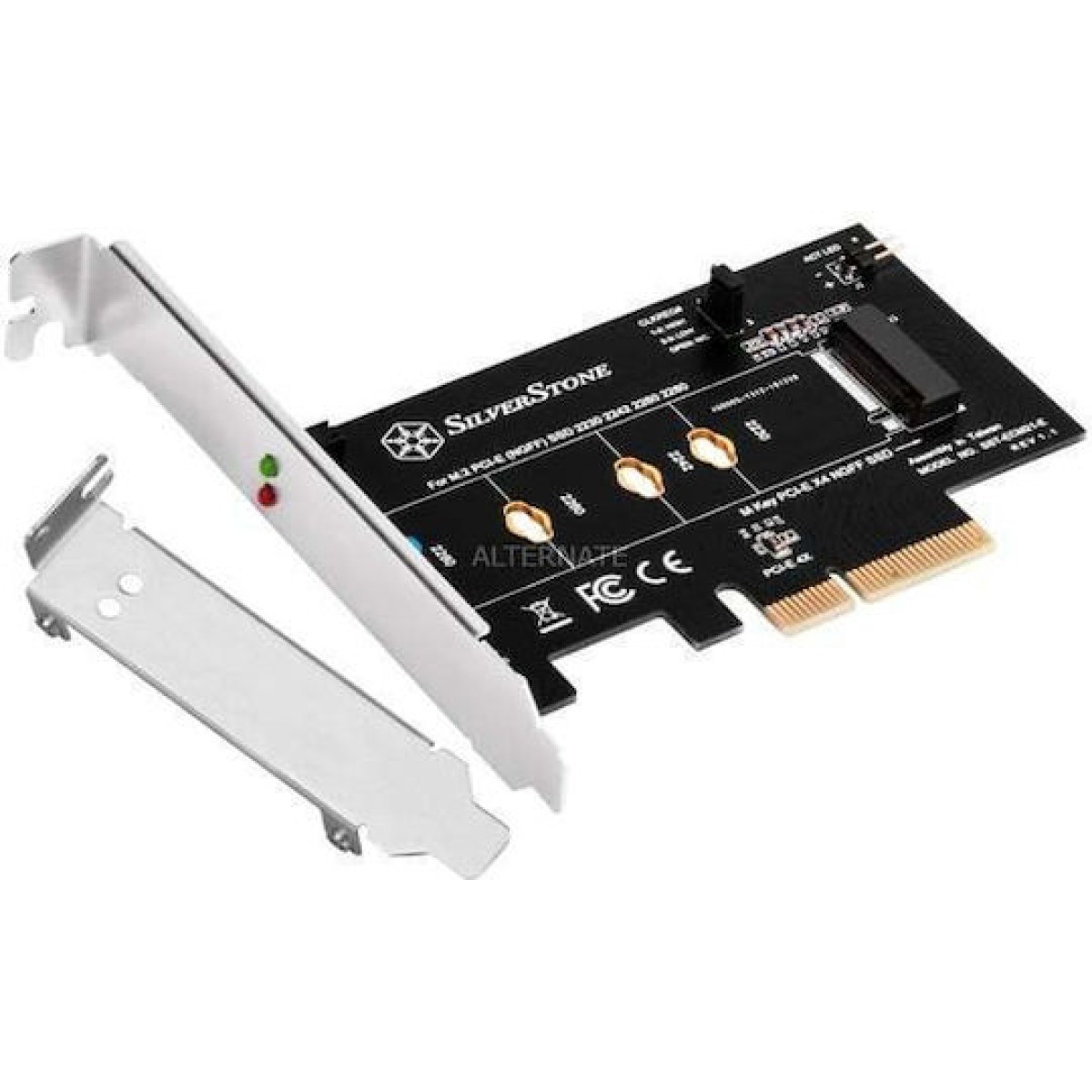 Silverstone Κάρτα PCIe σε θύρες M.2