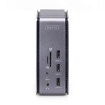 Digitus USB-C Docking Station με HDMI/DisplayPort 4K PD Ethernet και συνδεση 2 Οθονών Γκρι (DA-70897)
