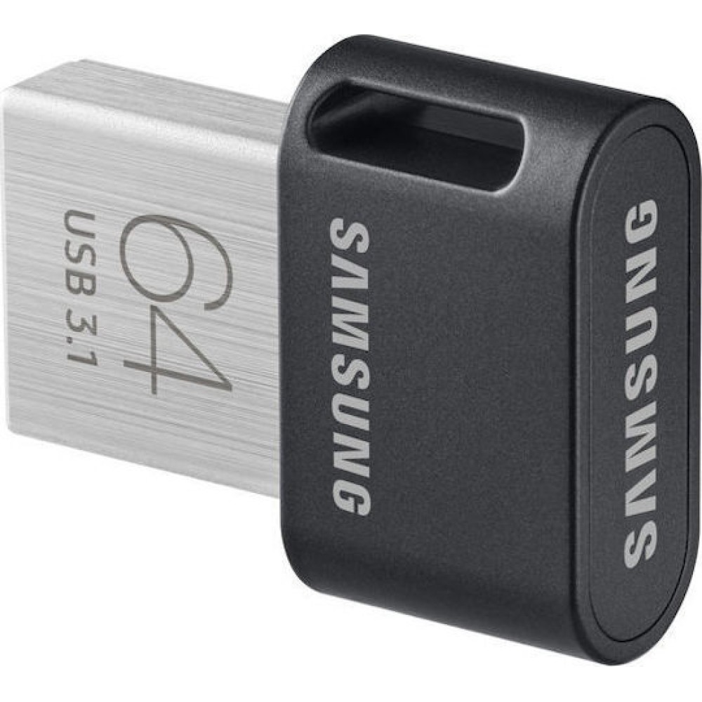 Samsung Fit Plus 64GB USB 3.1 Stick Μαύρο