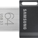 Samsung Fit Plus 64GB USB 3.1 Stick Μαύρο