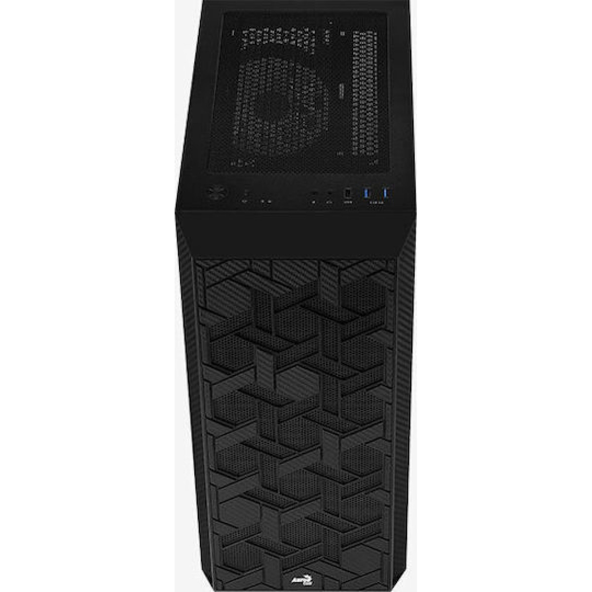 Aerocool Hive ARGB v1 Gaming Midi Tower Κουτί Υπολογιστή με Πλαϊνό Παράθυρο Μαύρο