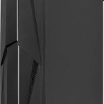 Aerocool Mecha v1 Gaming Midi Tower Κουτί Υπολογιστή με Πλαϊνό Παράθυρο και RGB Φωτισμό Μαύρο