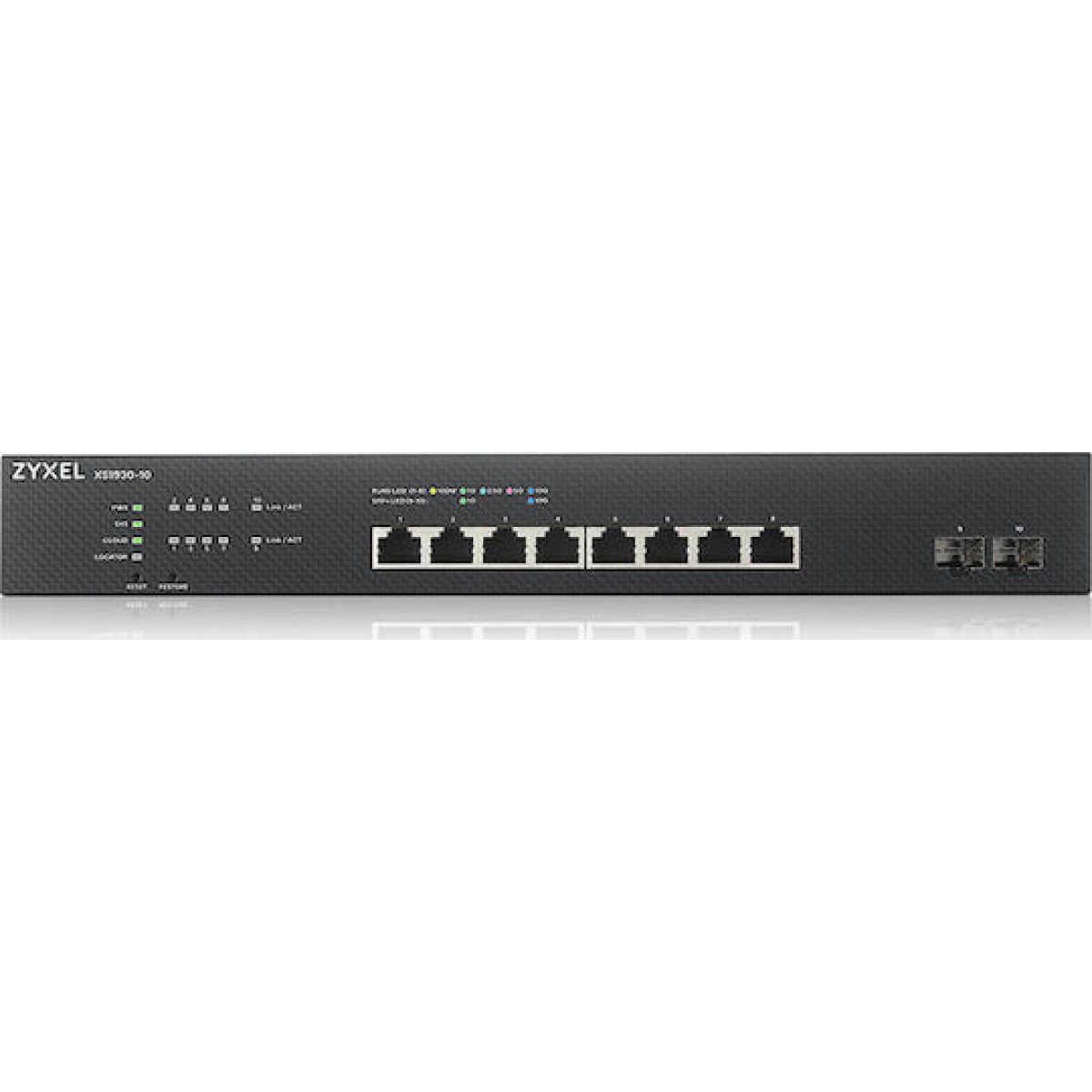 Zyxel XS1930-10 Managed L3 Switch με 8 Θύρες Gigabit (10Gbps) Ethernet και 2 SFP Θύρες