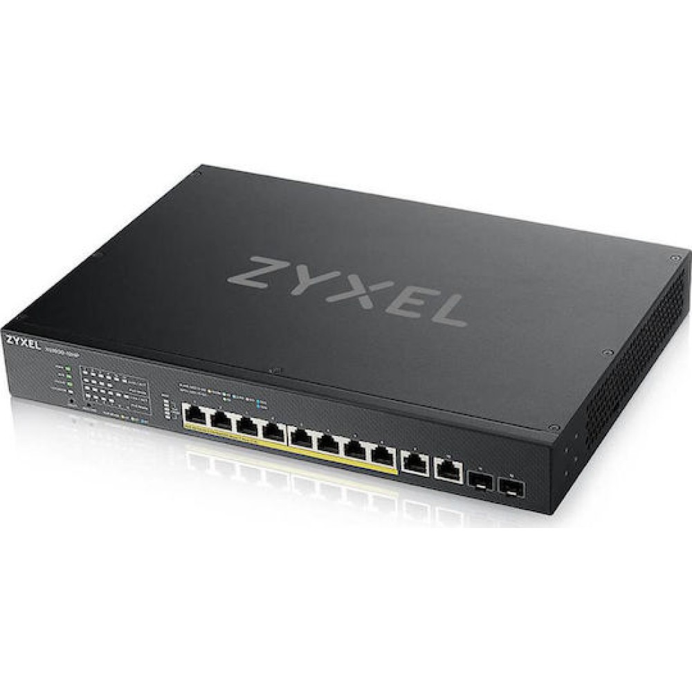 Zyxel XS1930-12HP Managed L3 PoE+ Switch με 10 Θύρες Gigabit (1Gbps) Ethernet και 2 SFP Θύρες