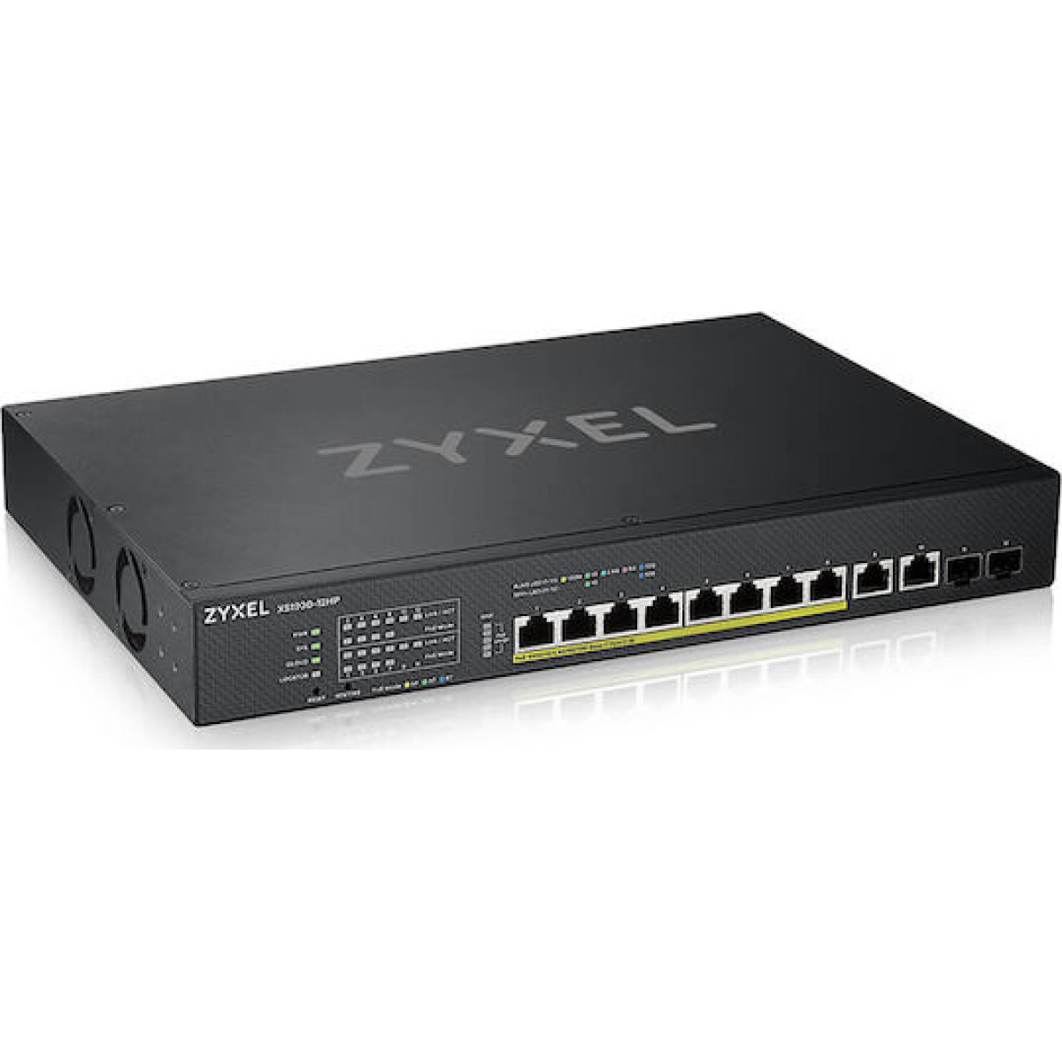 Zyxel XS1930-12HP Managed L3 PoE+ Switch με 10 Θύρες Gigabit (1Gbps) Ethernet και 2 SFP Θύρες