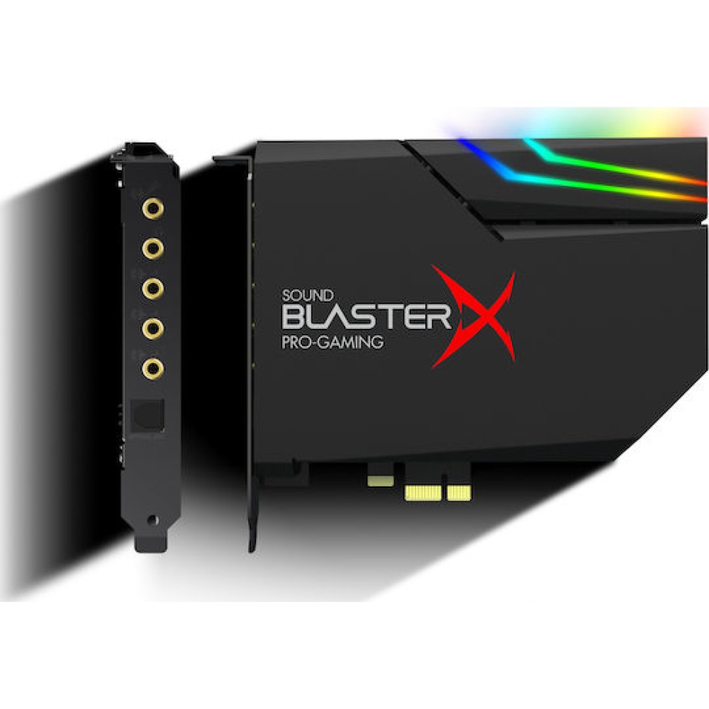 Creative Sound BlasterX AE-5 Plus ​Εσωτερική PCI Express Κάρτα Ήχου 5.1