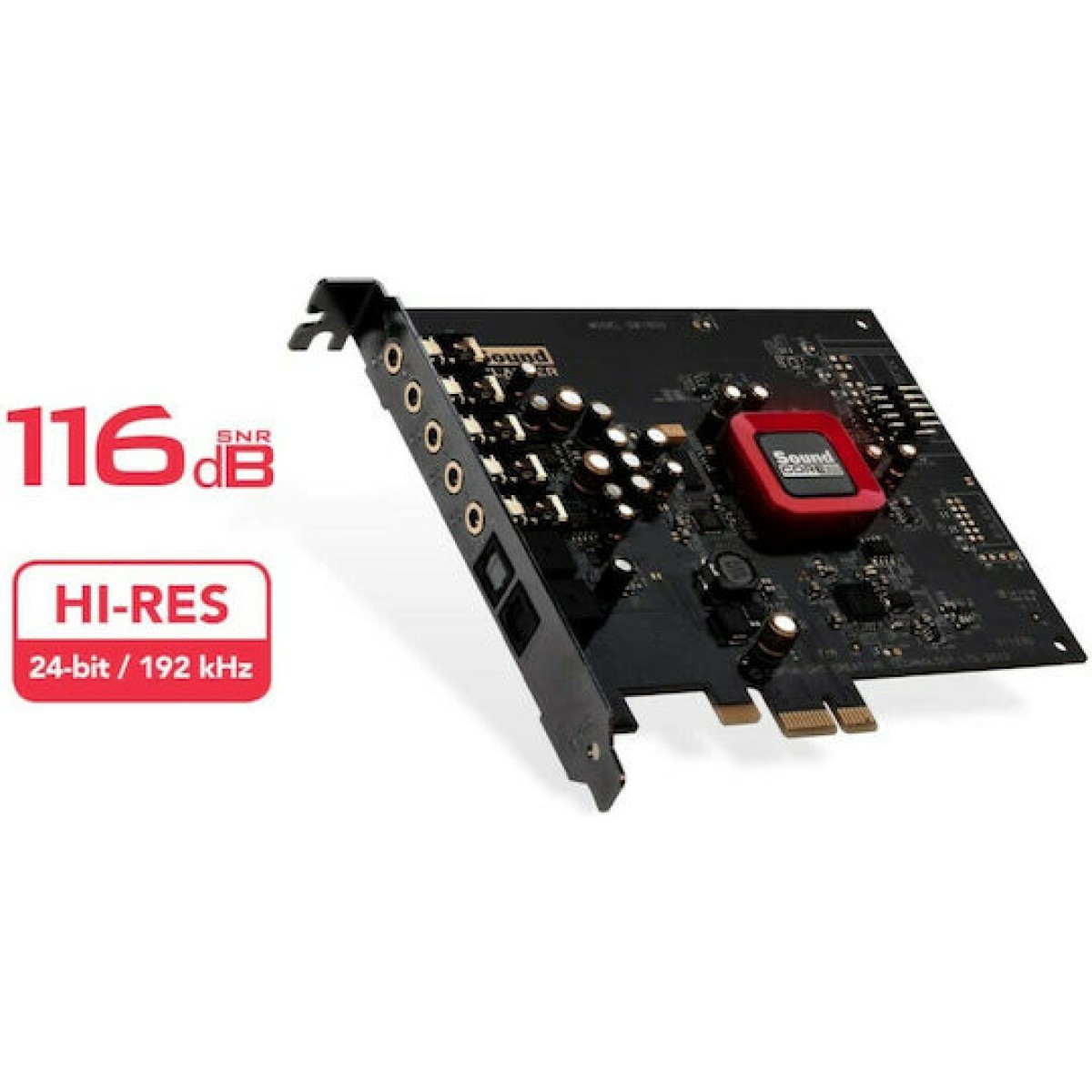 Creative Blaster Z SE ​Εσωτερική PCI Express Κάρτα Ήχου 5.1 σε Κόκκινο χρώμα