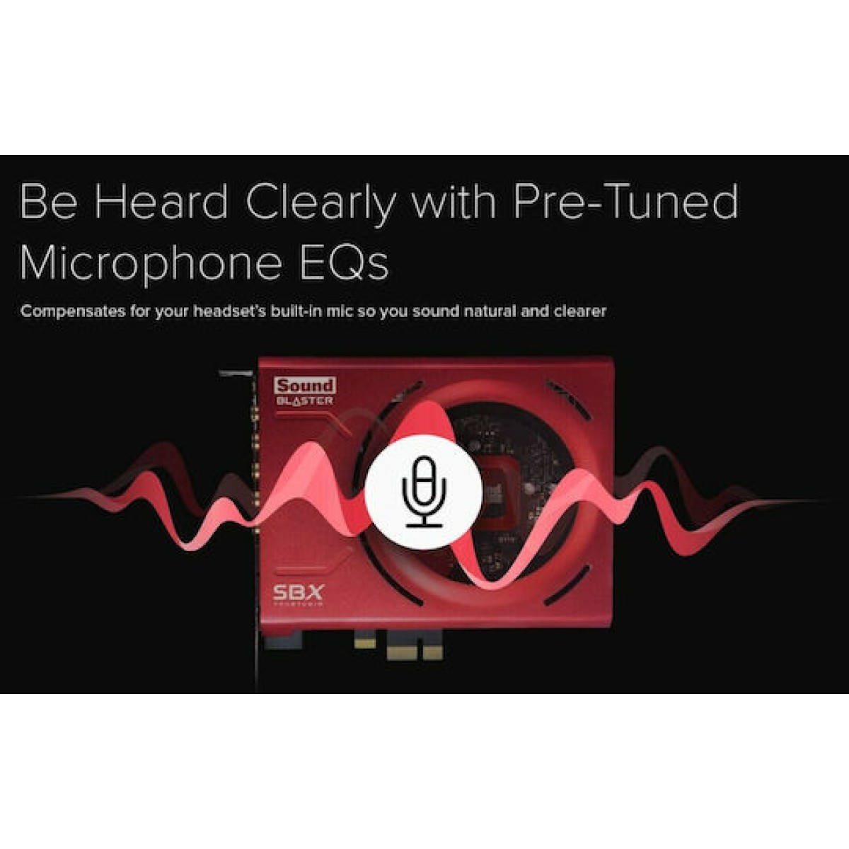 Creative Blaster Z SE ​Εσωτερική PCI Express Κάρτα Ήχου 5.1 σε Κόκκινο χρώμα