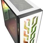 Sharkoon Elite Shark CA300T Gaming Midi Tower Κουτί Υπολογιστή με Πλαϊνό Παράθυρο και RGB Φωτισμό Λευκό