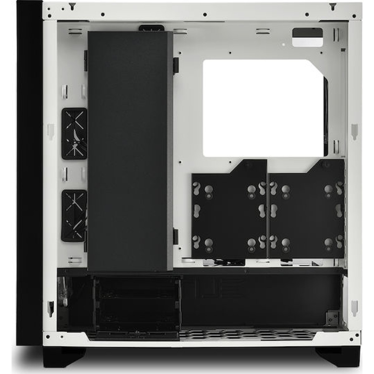 Sharkoon Elite Shark CA300H Gaming Midi Tower Κουτί Υπολογιστή με Πλαϊνό Παράθυρο και RGB Φωτισμό Λευκό