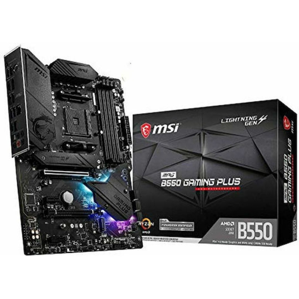 MSI MPG B550 Gaming Plus Motherboard ATX με AMD AM4 Socket