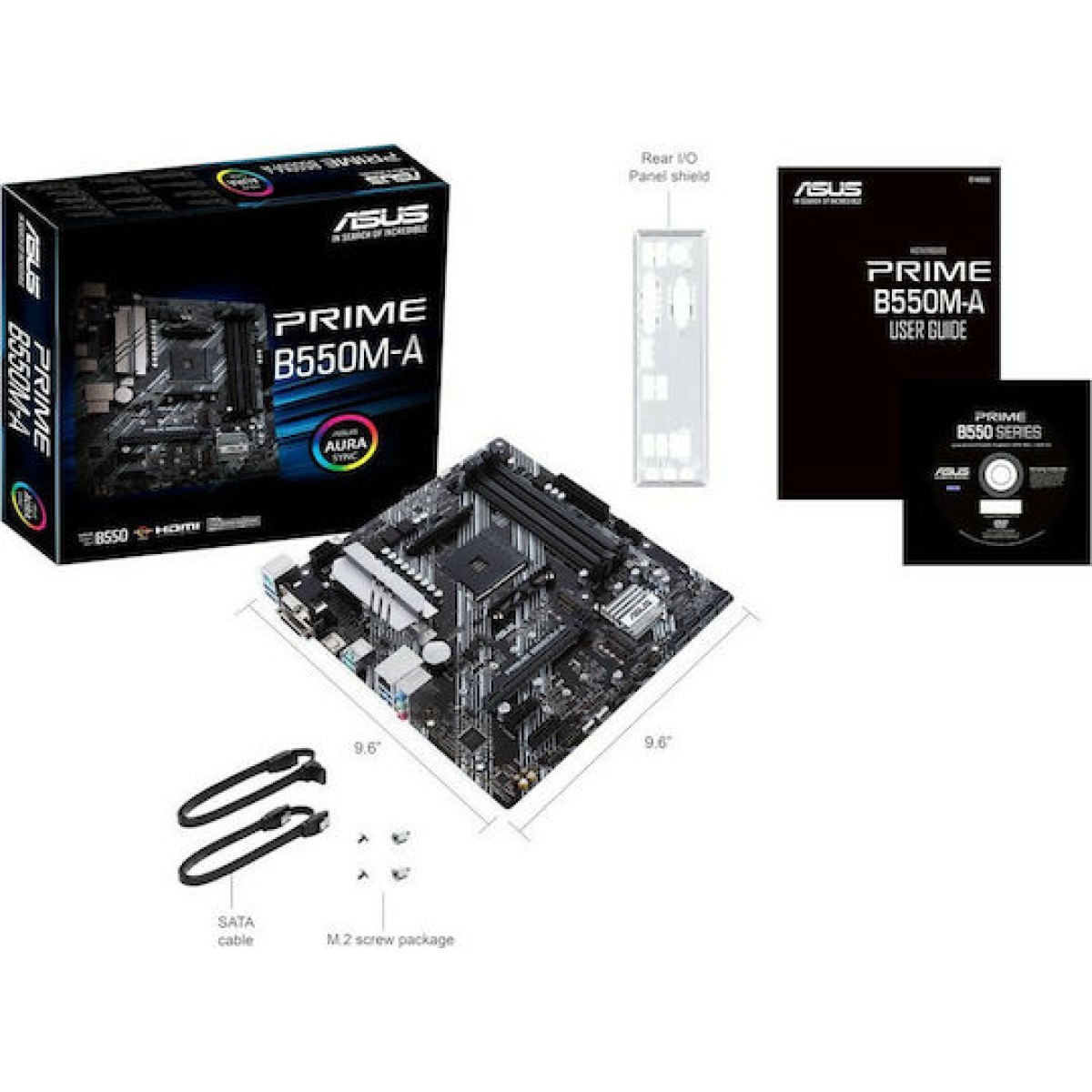 Asus Prime B550M-A Motherboard Micro ATX με AMD AM4 Socket 90MB14I0-M0EAY0