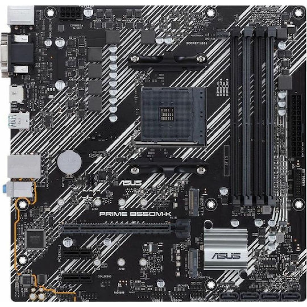Asus Prime B550M-K Motherboard Micro ATX με AMD AM4 Socket 90MB14V0-M0EAY0