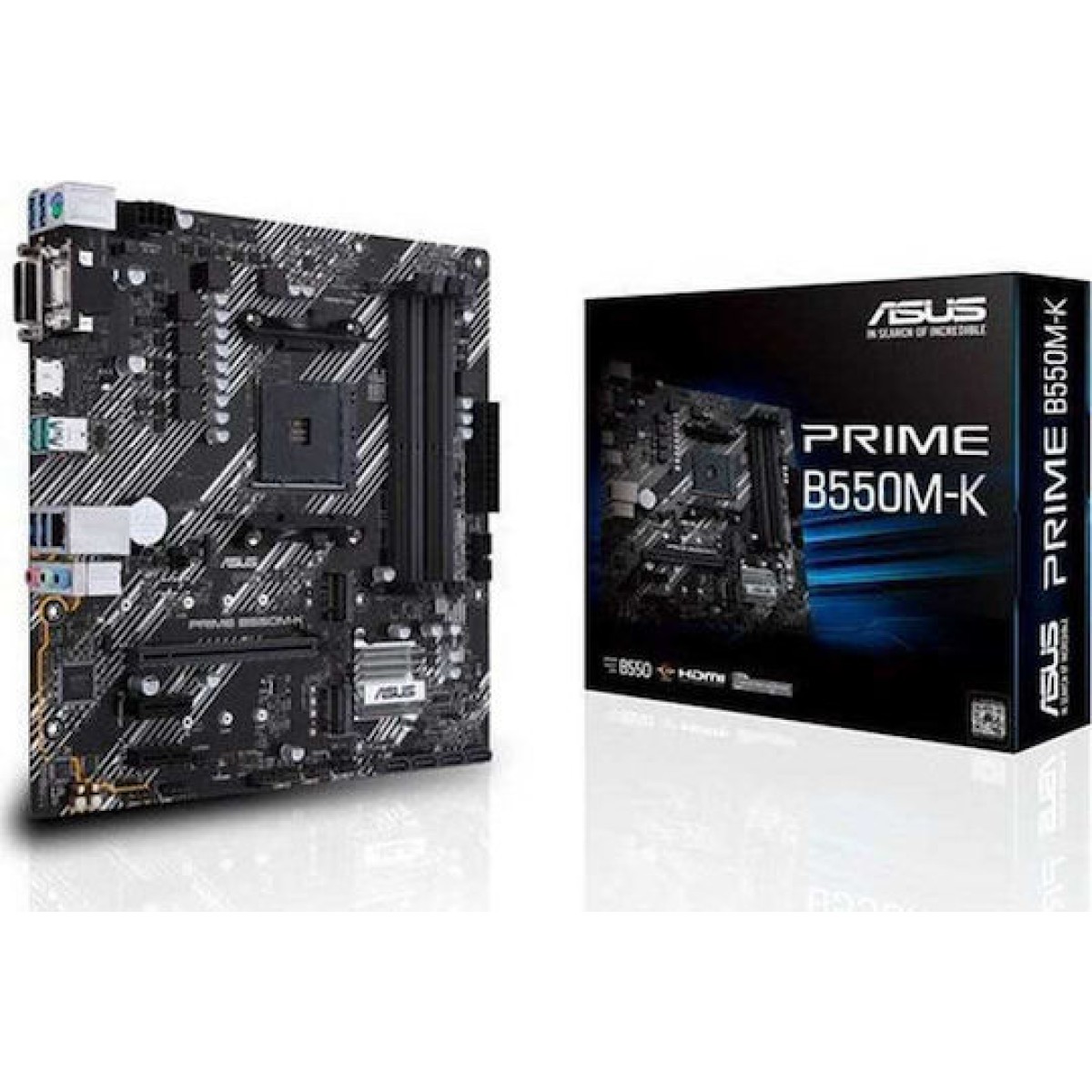 Asus Prime B550M-K Motherboard Micro ATX με AMD AM4 Socket 90MB14V0-M0EAY0